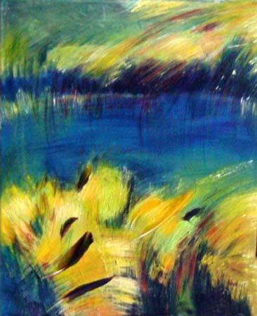 Kamouraska V, huile sur toile 41cm x 51cm