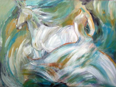 Rhapsody, acrilique sure toile 92cm x 122cm